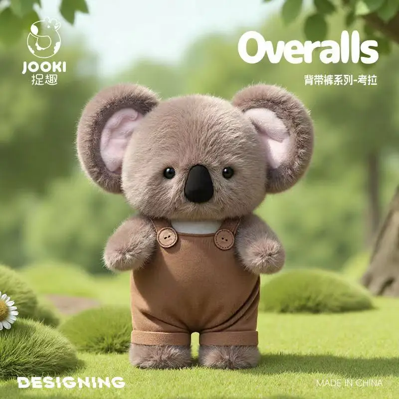 Latest Kawaii overalls, koala sparrow stuffed plush toys, cartoon anime cute children's birthday gifts, fun dolls for Halloween