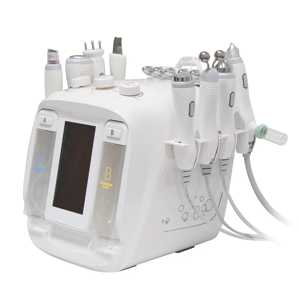 10 in 1 H2O2 Hydro Oxygen Facial Beauty Machine Water Aqua Peeling Skin Cleansing Beauty Device N8