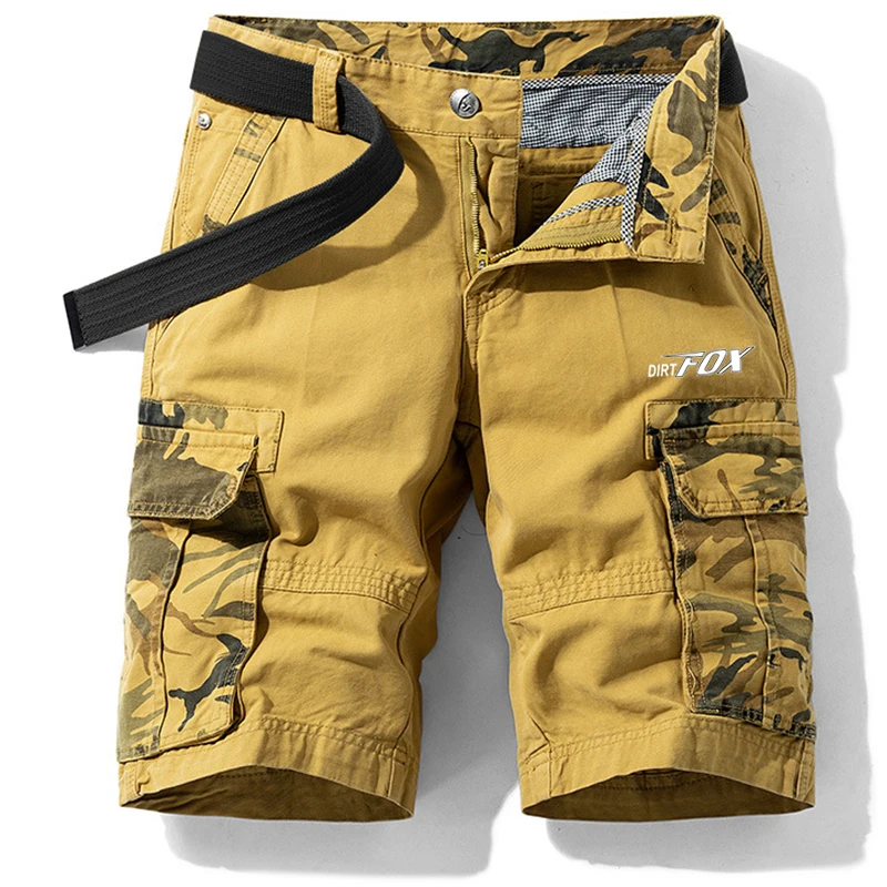 DIRTFOX Man's Cycling MTB Shorts Motocross Racing Downhill Short Pants Summer Bicycle Cargo Shorts Enduro Mountain Bike Trouser