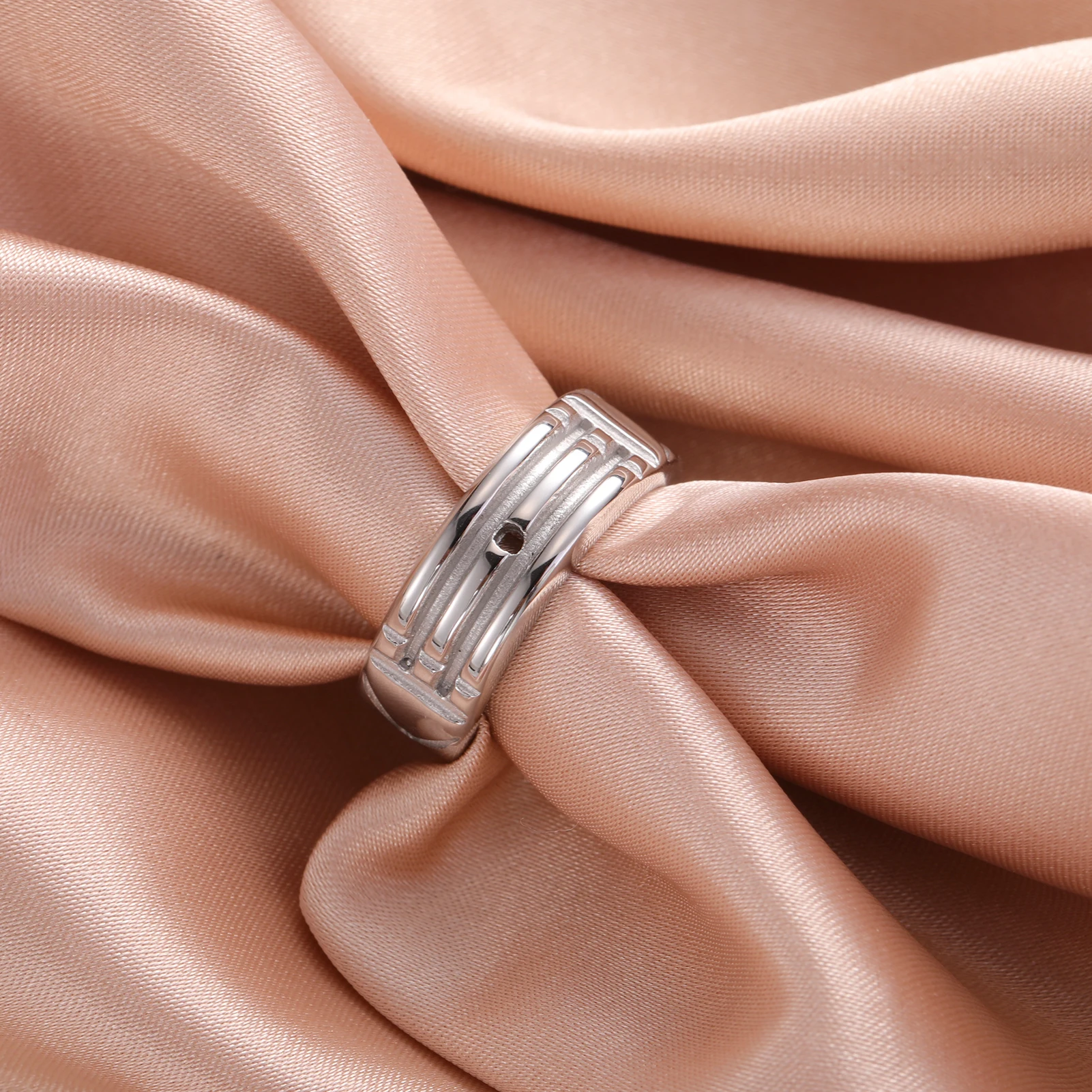 Skyrim Stainless Steel Atlantis Ring Men Women Fashion Minimalist Couple Rings Wedding Band Anniversary Jewelry Gift Wholesale