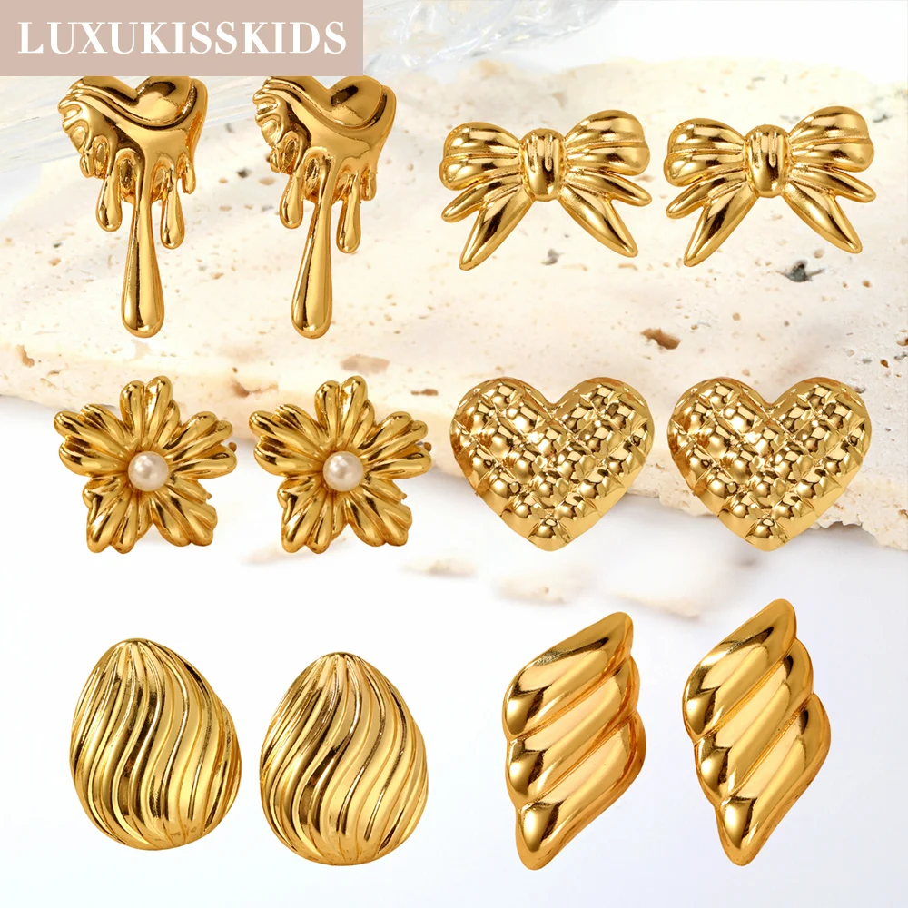LUXUKISSKIDS Cute Girls Unicorn Sets of Necklace Pendant Earrings Stainless Steel Colorful Butterfly Jewelry Set Birthday Party