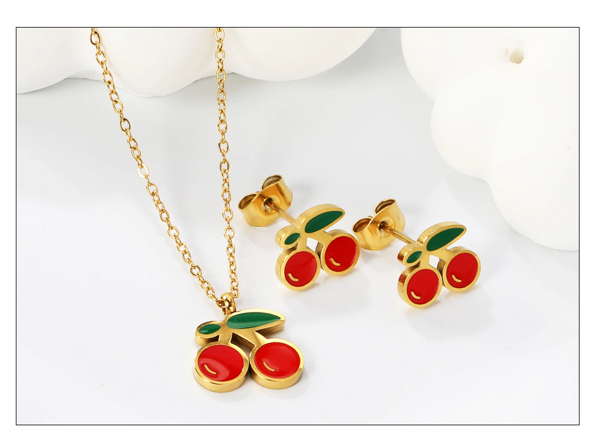 LUXUKISSKIDS Cute Girls Unicorn Sets of Necklace Pendant Earrings Stainless Steel Colorful Butterfly Jewelry Set Birthday Party