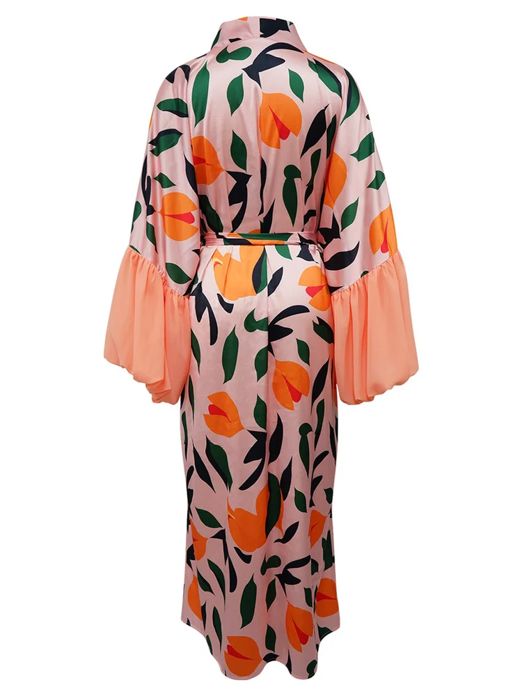 Wmstar Ponchos Women Wholesale Women's Clothing Cardigan Beach Vacation Sun Protection Shirt Printed Smock Coat Summer Fall