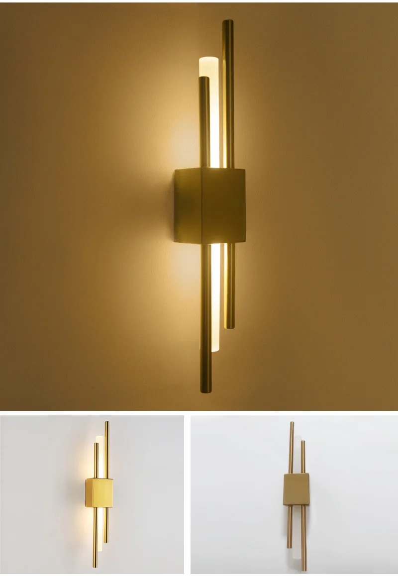 Nordic Led Wall Lamp Indoor Lighting Bathroom Wall Sconces Light Fixture Living Room Corridor Bedroom Decoration Wall Lights