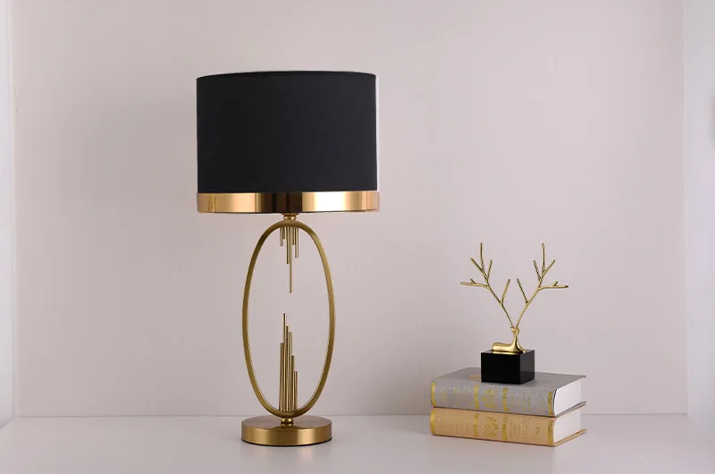 American Table Lamp Modern Simple Study Creative Desk Lamp European Living Room Bedroom Bedside Decorative Desk Lamp