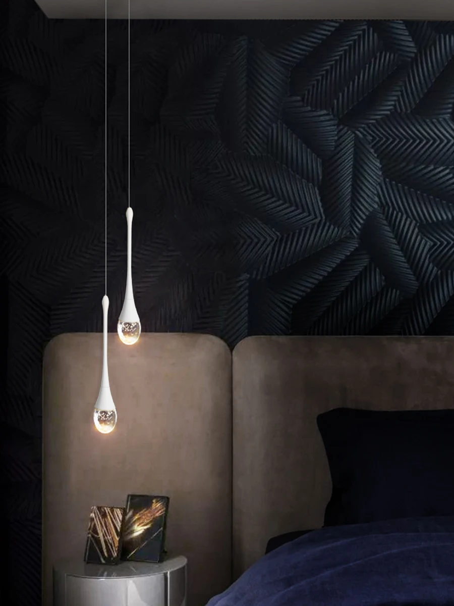 LED Pendant Lights Chandelier Mirror Lamp Home Kitchen Island Dining Living Room Bar Cafe Droplight Fxture