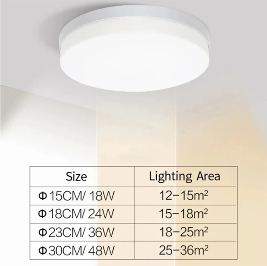 Modern Ultra-thin Round LED Ceiling Light Bedroom Lustre LED Lights For Room Home Decoration 48W 36W 24W 18W Ceiling Lamps