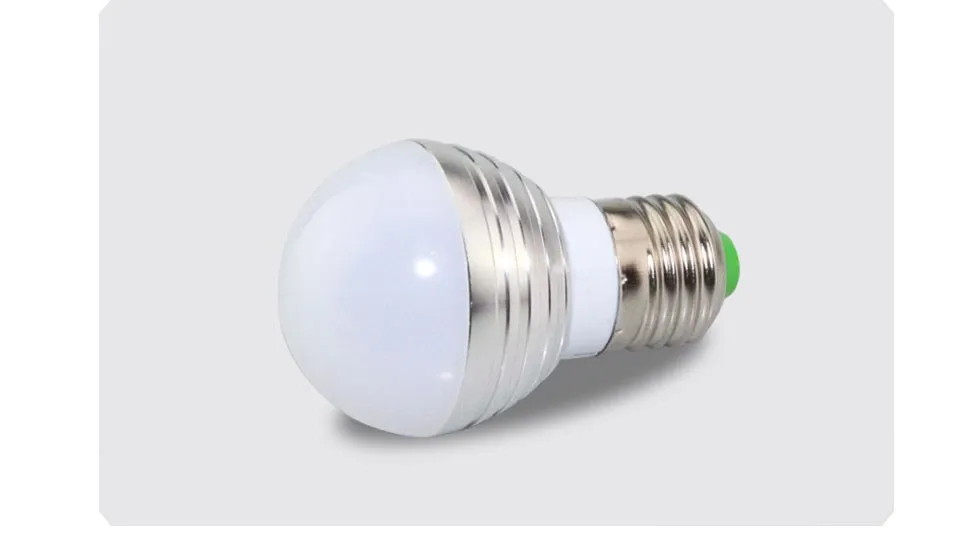LED RGB Bulb Lamp E27 E14 AC85-265V 5W LED RGB Spotlight Dimmable Magic Holiday RGB Lighting+IR Remote Control 16 Colors