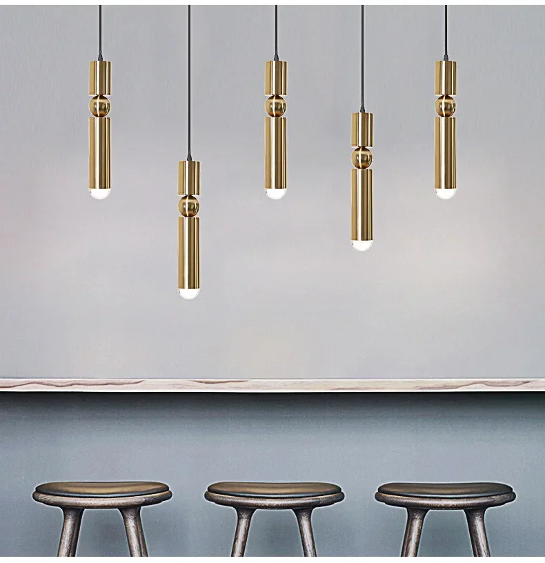 Modern Led Chandelier Spotlight Pendant Lights Bedside Bedroom Reading Light Home Decor Pendant Lamp For Dining Room Kitchen Bar