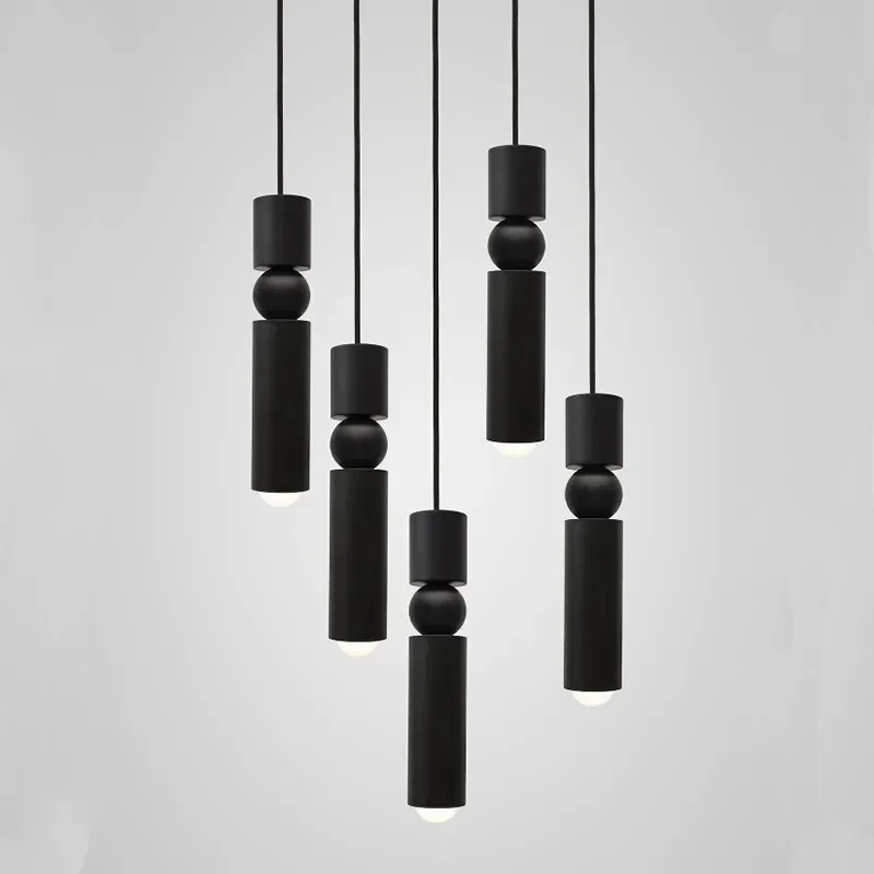 Modern Led Chandelier Spotlight Pendant Lights Bedside Bedroom Reading Light Home Decor Pendant Lamp For Dining Room Kitchen Bar