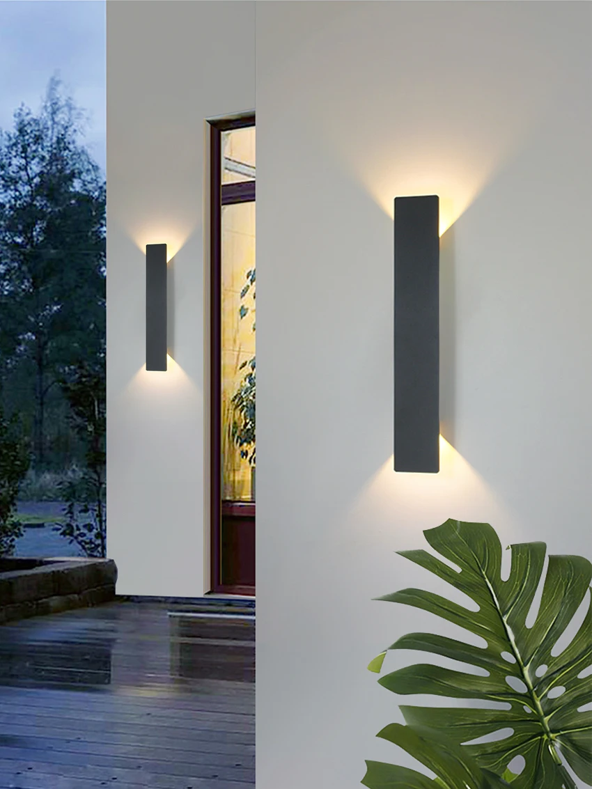 Modern Led Waterproof Outdoor Up Down Wall Lamp Aluminum 18w LED Wall Light Indoor Decorated Wall Sconce