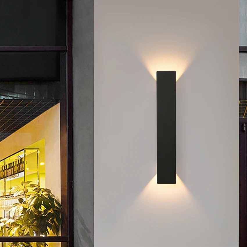 Modern Led Waterproof Outdoor Up Down Wall Lamp Aluminum 18w LED Wall Light Indoor Decorated Wall Sconce