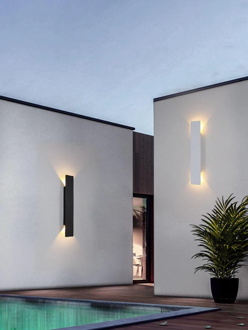 Modern Led Waterproof Outdoor Up Down Wall Lamp Aluminum 18w LED Wall Light Indoor Decorated Wall Sconce