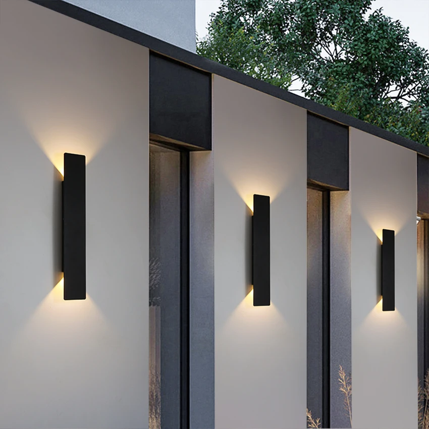 Modern Led Waterproof Outdoor Up Down Wall Lamp Aluminum 18w LED Wall Light Indoor Decorated Wall Sconce