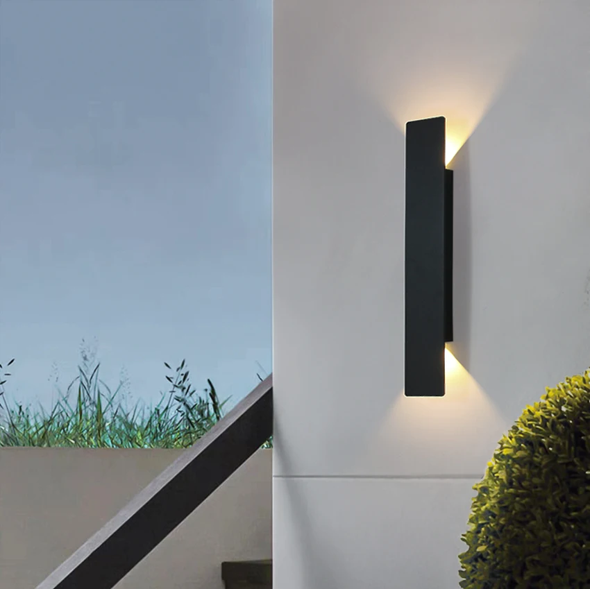 Modern Led Waterproof Outdoor Up Down Wall Lamp Aluminum 18w LED Wall Light Indoor Decorated Wall Sconce