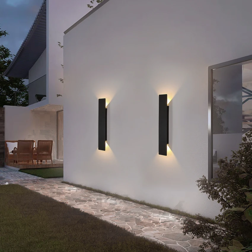 Modern Led Waterproof Outdoor Up Down Wall Lamp Aluminum 18w LED Wall Light Indoor Decorated Wall Sconce