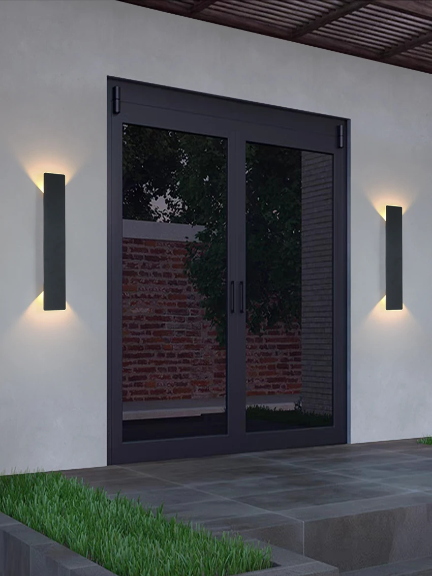 Modern Led Waterproof Outdoor Up Down Wall Lamp Aluminum 18w LED Wall Light Indoor Decorated Wall Sconce