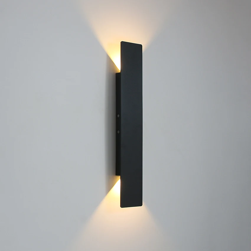 Modern Led Waterproof Outdoor Up Down Wall Lamp Aluminum 18w LED Wall Light Indoor Decorated Wall Sconce