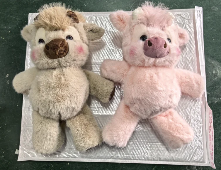 30/40cm Cute West Highland Calf Plush Toys Creative Run Fast Cartoon Soft Stuffed Animal Babys Appease Doll Pendat for Kid Gifts
