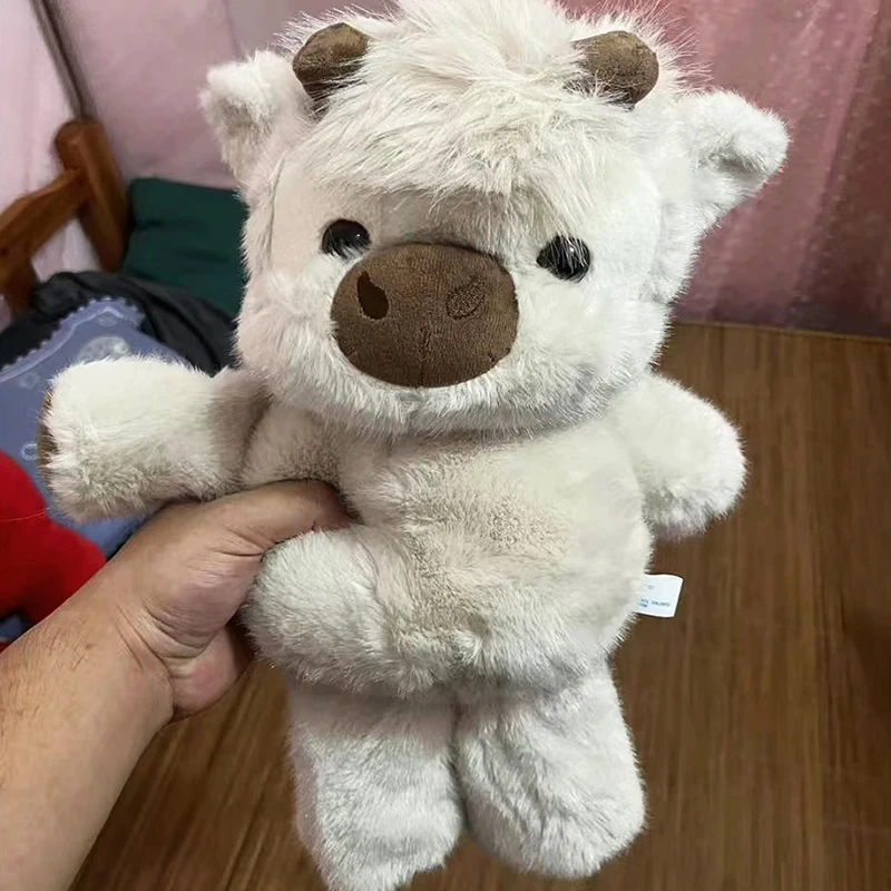30/40cm Cute West Highland Calf Plush Toys Creative Run Fast Cartoon Soft Stuffed Animal Babys Appease Doll Pendat for Kid Gifts