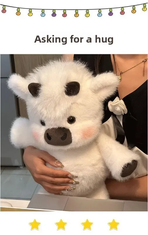 30/40cm Cute West Highland Calf Plush Toys Creative Run Fast Cartoon Soft Stuffed Animal Babys Appease Doll Pendat for Kid Gifts