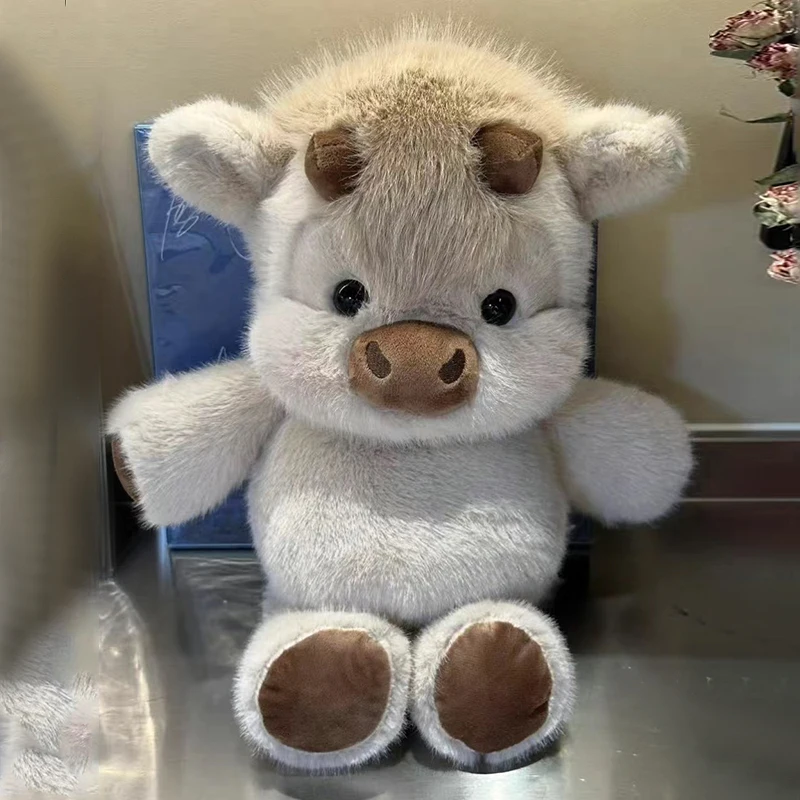 30/40cm Cute West Highland Calf Plush Toys Creative Run Fast Cartoon Soft Stuffed Animal Babys Appease Doll Pendat for Kid Gifts