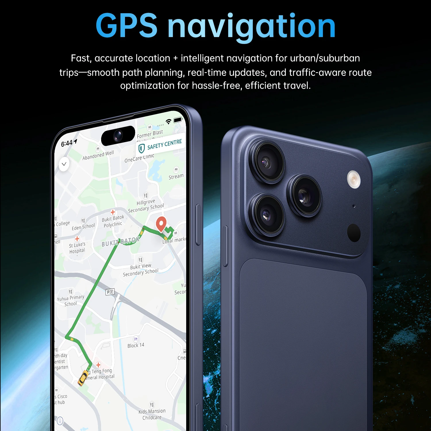 IVMI 17Pro Max Smartphones Android 10.0 Dual SIM 6.7"Display 3GB RAM 16GB ROM WIFI Bluetooth Play Store 4G Small Mobile Phone