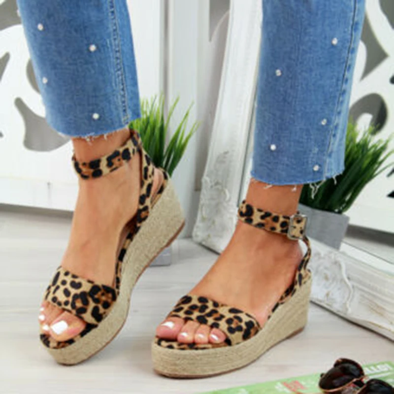 Sommer Platform Sandals 2020 Fashion Women Strap Gladiator Sandal Wedges Shoes Casual Woman Peep Toe espadrille femme ghn7