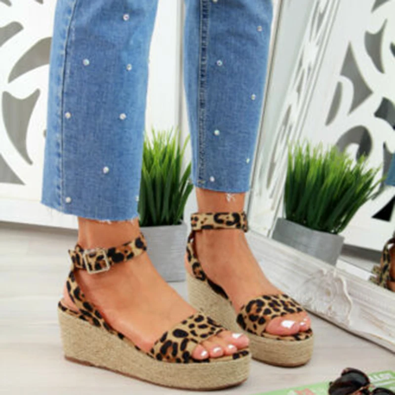 Sommer Platform Sandals 2020 Fashion Women Strap Gladiator Sandal Wedges Shoes Casual Woman Peep Toe espadrille femme ghn7