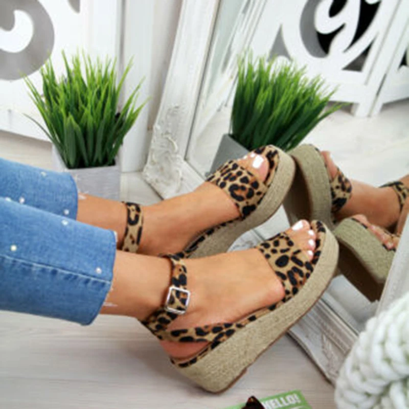 Sommer Platform Sandals 2020 Fashion Women Strap Gladiator Sandal Wedges Shoes Casual Woman Peep Toe espadrille femme ghn7
