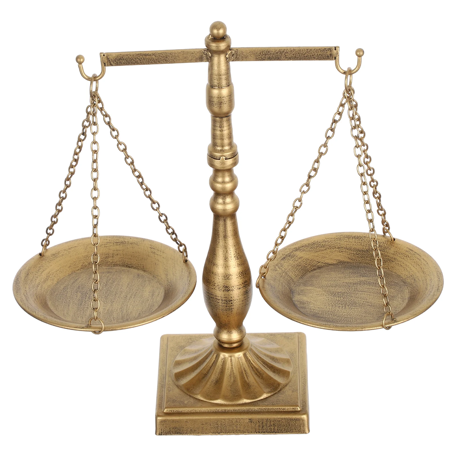Libra Jewelry Tower Vintage Balance Scale Sculpture Justice Scale For Law Students Attorneys Judges Lawyer Office Decoration