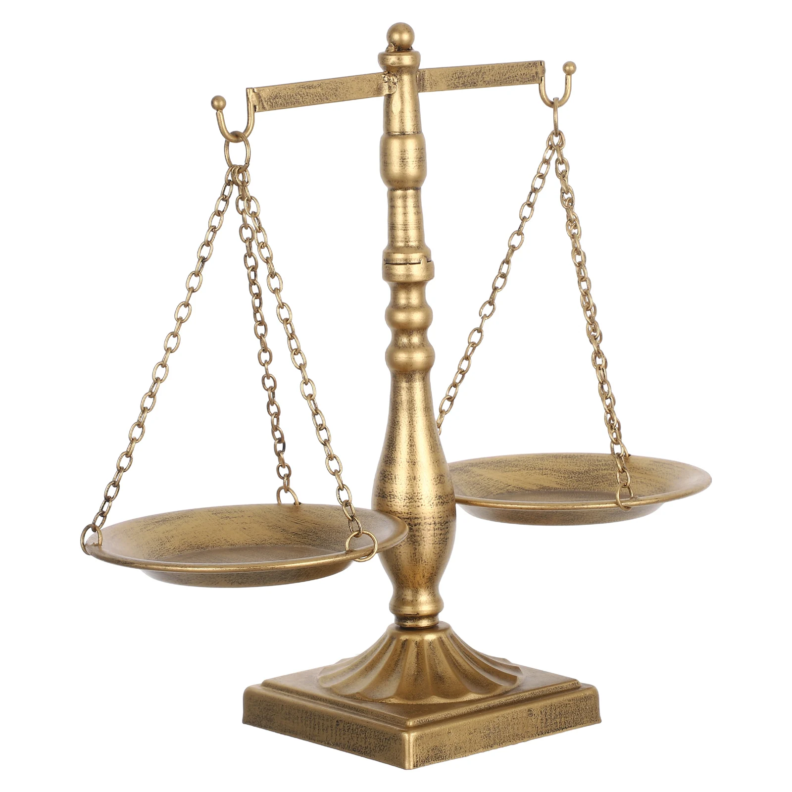 Libra Jewelry Tower Vintage Balance Scale Sculpture Justice Scale For Law Students Attorneys Judges Lawyer Office Decoration
