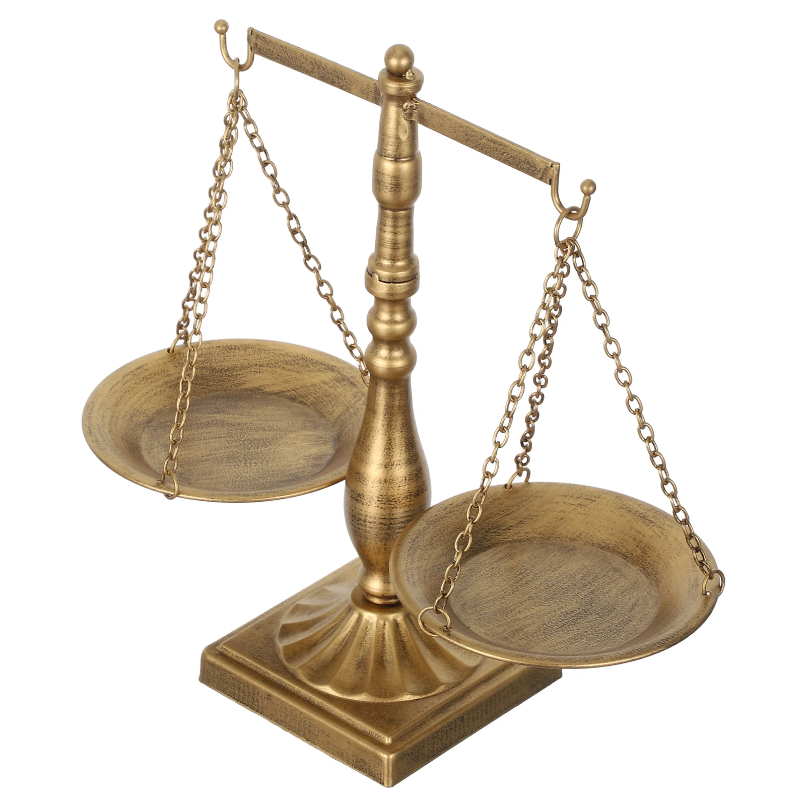 Libra Jewelry Tower Vintage Balance Scale Sculpture Justice Scale For Law Students Attorneys Judges Lawyer Office Decoration
