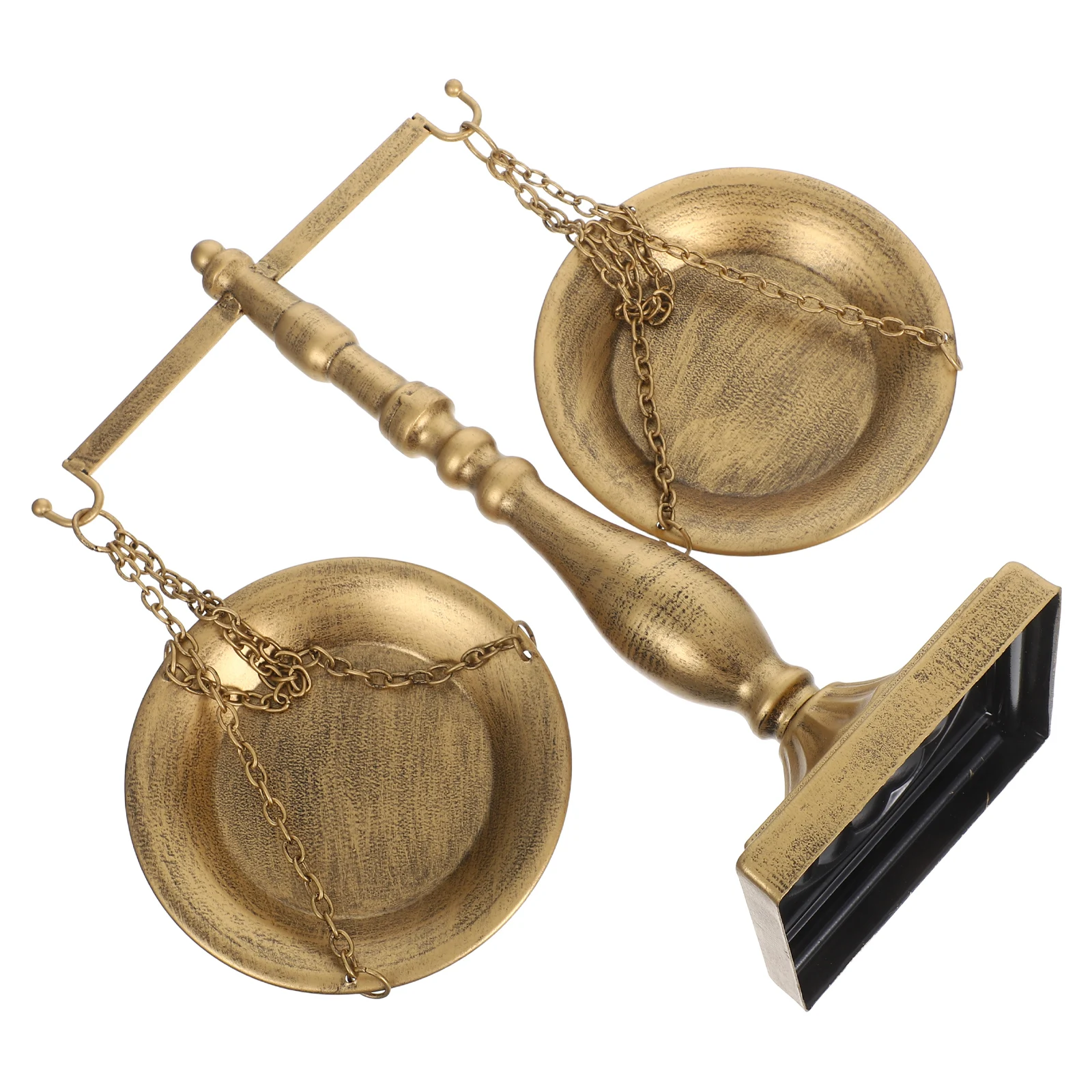 Libra Jewelry Tower Vintage Balance Scale Sculpture Justice Scale For Law Students Attorneys Judges Lawyer Office Decoration