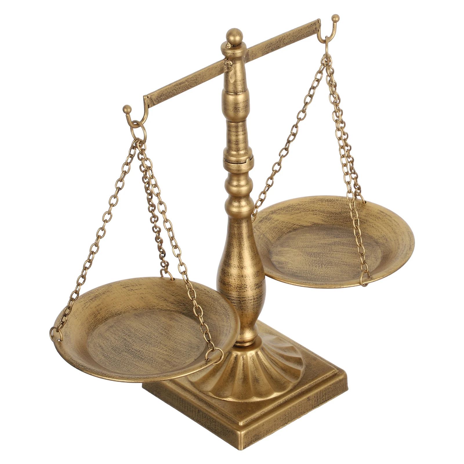 Libra Jewelry Tower Vintage Balance Scale Sculpture Justice Scale For Law Students Attorneys Judges Lawyer Office Decoration