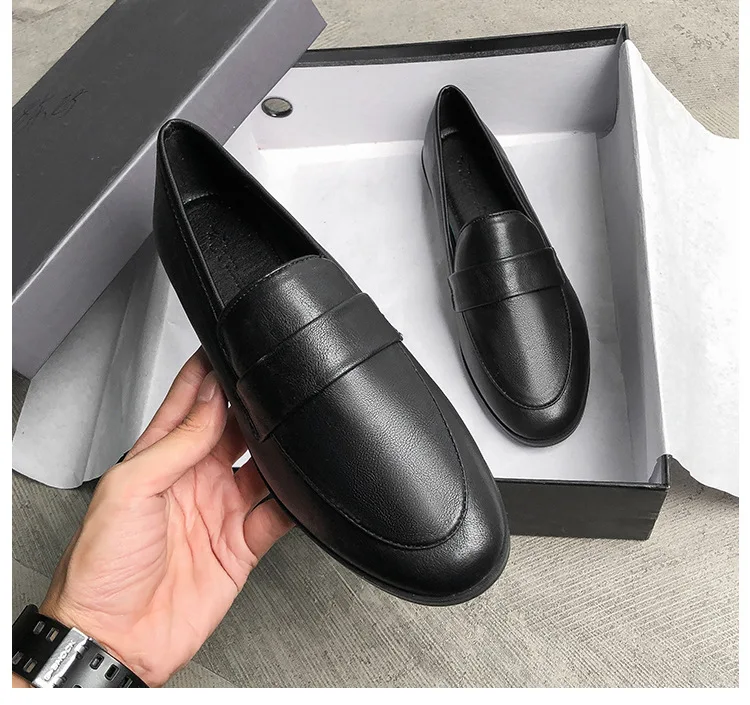 Spring Autumn Ladies New Small Leather Shoes Vintage Versatile Loafers British Style Fashion Anti Slip Shoes Casual Women's Flat