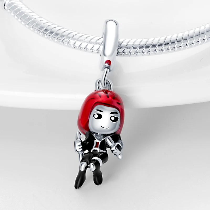 NEW in movie Spider-man Charm Beads Iron Man Fits Charms Original Bracelet Women 925 Silver Pendant Jewelry DIY Gift