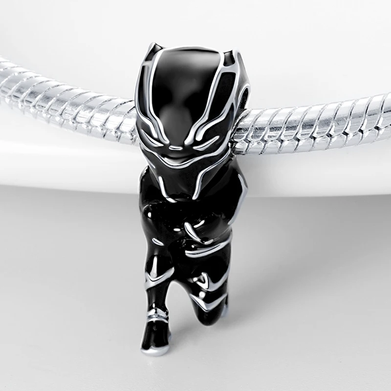NEW in movie Spider-man Charm Beads Iron Man Fits Charms Original Bracelet Women 925 Silver Pendant Jewelry DIY Gift