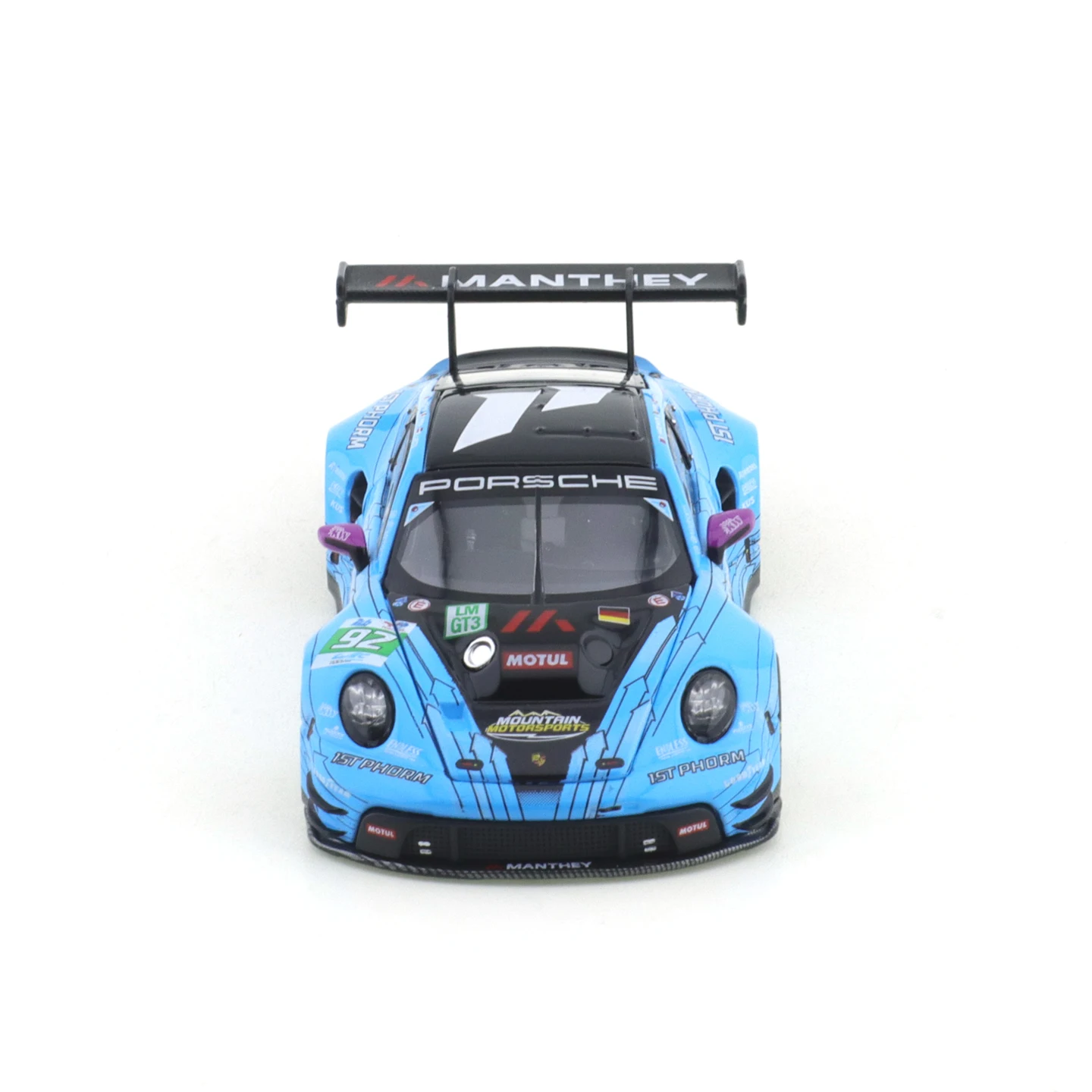 Porsche 911 GT3 R-2025 LeMans 24H LMGT3 #90 TH 1:64 Scale Model of A Car