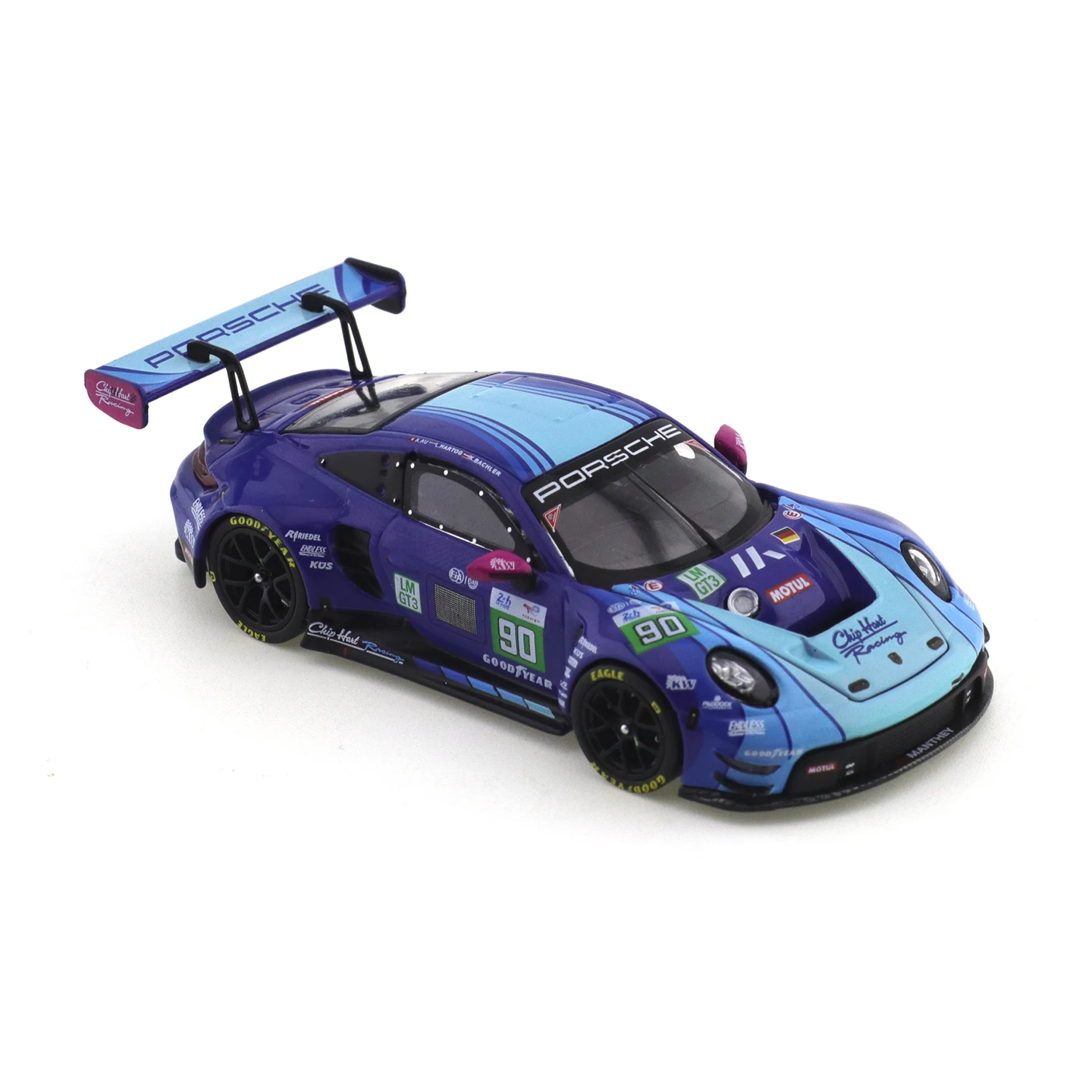 Porsche 911 GT3 R-2025 LeMans 24H LMGT3 #90 TH 1:64 Scale Model of A Car