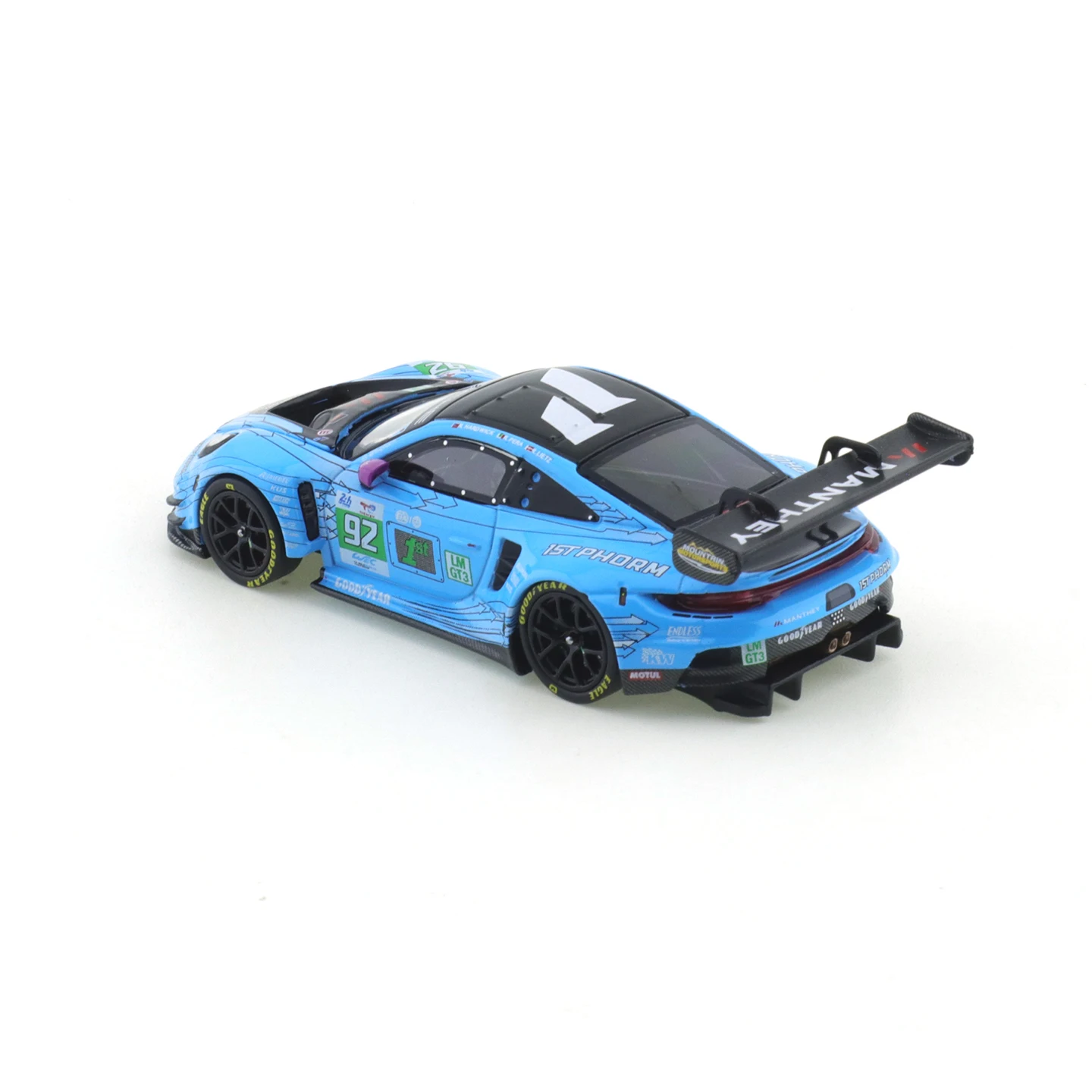 Porsche 911 GT3 R-2025 LeMans 24H LMGT3 #90 TH 1:64 Scale Model of A Car