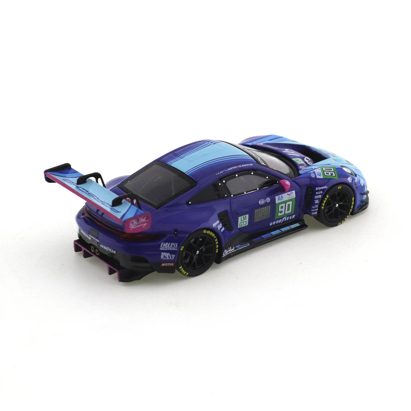 Porsche 911 GT3 R-2025 LeMans 24H LMGT3 #90 TH 1:64 Scale Model of A Car