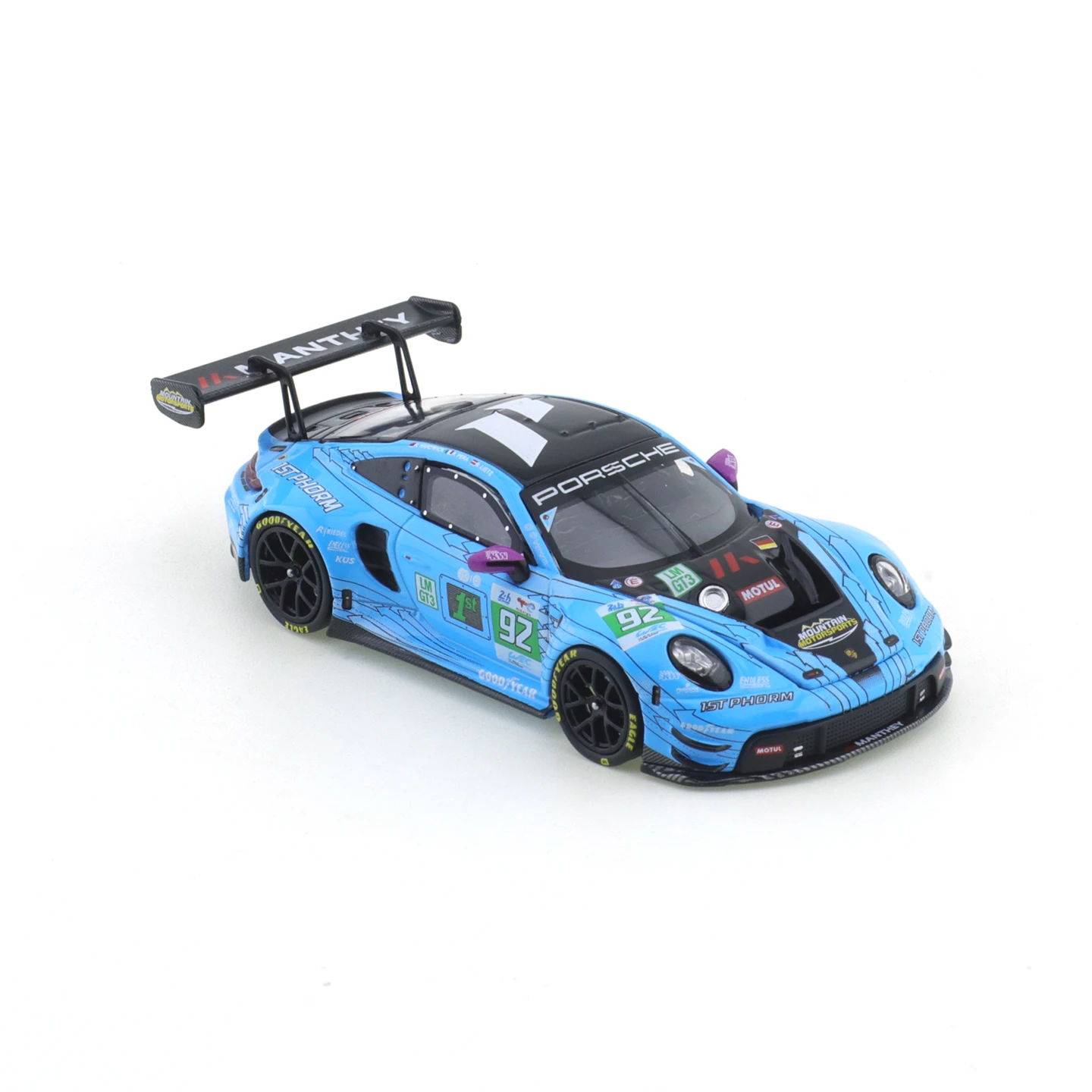 Porsche 911 GT3 R-2025 LeMans 24H LMGT3 #90 TH 1:64 Scale Model of A Car