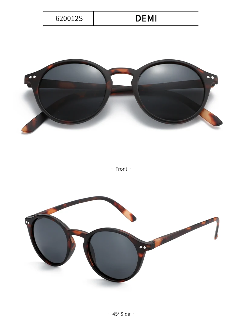 ZENOTTIC Vintage Polarized Sunglasses Men Classical Retro Brand Designer Round Outdoor Driving UV400 Shades Sun Glasses Woman