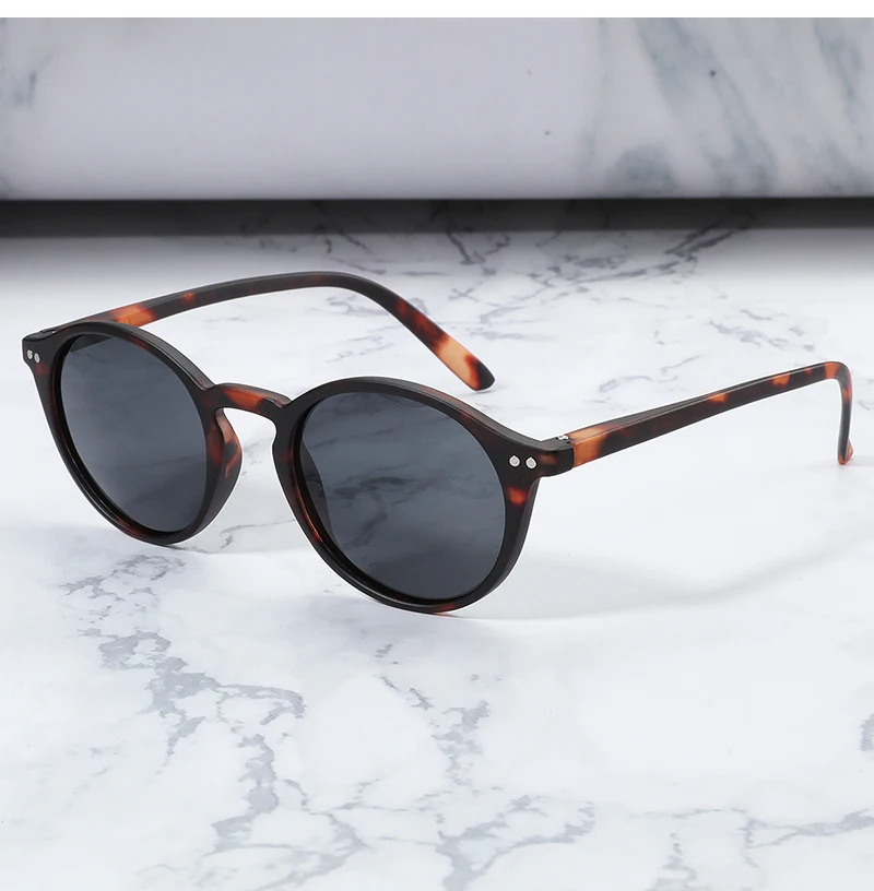ZENOTTIC Vintage Polarized Sunglasses Men Classical Retro Brand Designer Round Outdoor Driving UV400 Shades Sun Glasses Woman