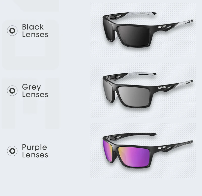 KAPVOE Polarized Glasses Men Women Fishing Goggles Camping Hiking Road Driving Eyewear Sport Sunglasses bicycle running Glasses