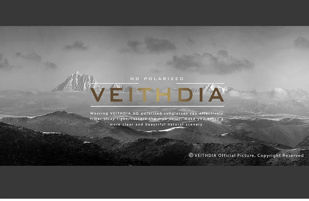 VEITHDIA Brand New Sunglasses Unisex Retro TR90 Sunglasses Polarized UV400 Lens Vintage Eyewear Sun Glasses For Men/Women 7521