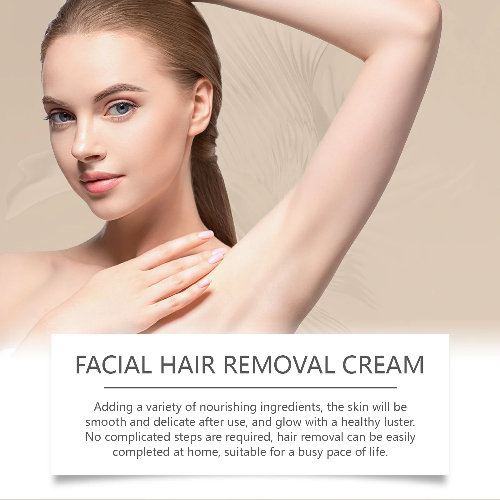 Face Hair Removal Cream Painless Not Stimulating Reduce Redness Soothing Growth Inhibitor Smoothing Body Armpit Depilatory Cream