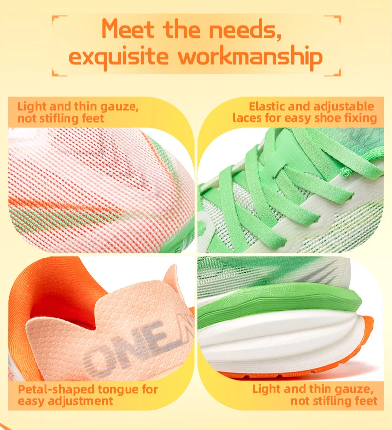 ONEMIX Men's Running Shoes Cushion Sneakers Breathable Mesh Outdoor Athletic Height Increase Walking Shoes Size EU 34-47