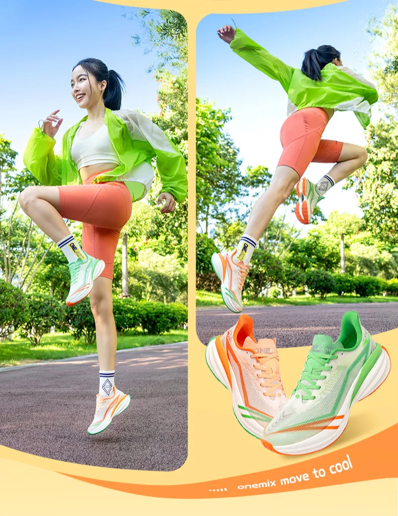 ONEMIX Men's Running Shoes Cushion Sneakers Breathable Mesh Outdoor Athletic Height Increase Walking Shoes Size EU 34-47